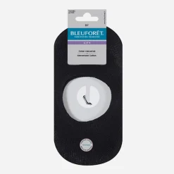 2 paires de chaussettes invisibles BLEUFORET noires Pointure 36-38