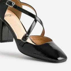 Babies noire brides croisées