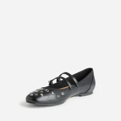 Babies noires décor œillets et clous