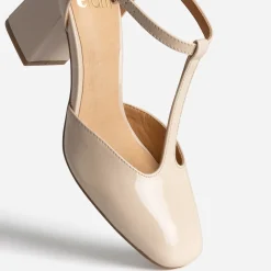 Babies salomé beige vernie à talon