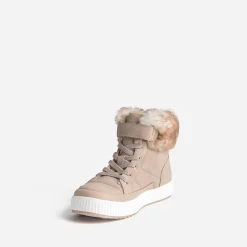 Basket BUGGY beige rosé fourrée