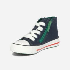 Basket BUGGY marine en toile