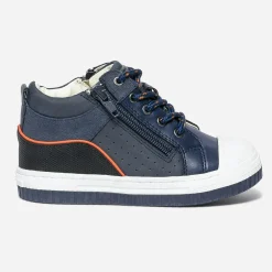 Basket BUGGY marine zippée