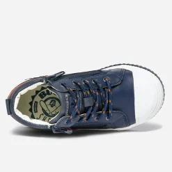 Basket BUGGY marine zippée