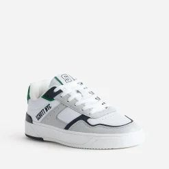 Basket SCHOTT blanche, grise et verte