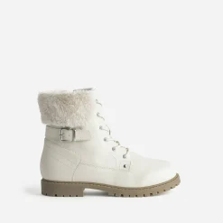 Boots à lacet BUGGY beige fourré