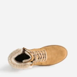 Boots à lacet BUGGY camel suédé