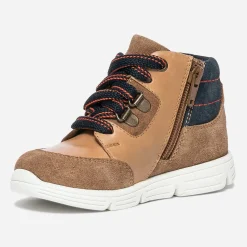 Boots à lacet BUGGY camel en cuir