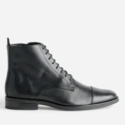 Boots à lacet ERAM FLEX noir cuir