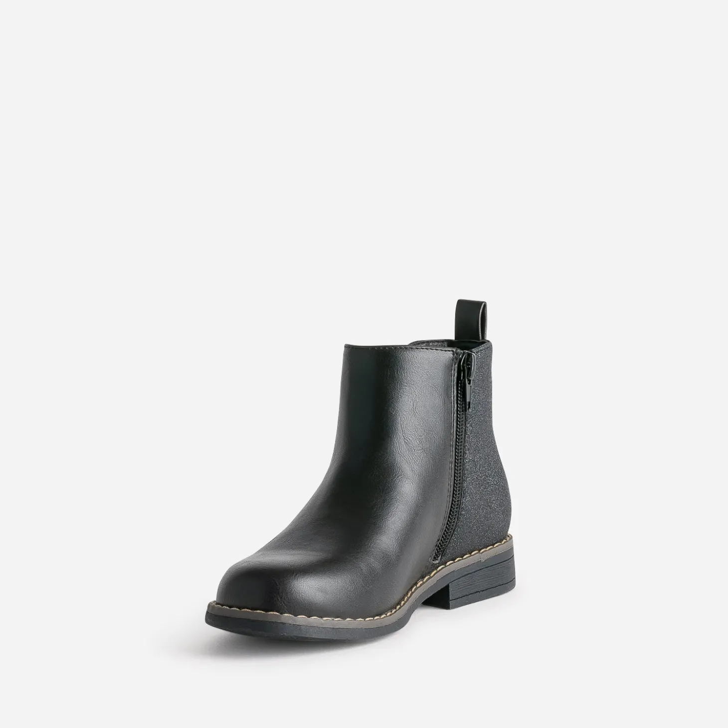 Boots BUGGY noir détails pailletés