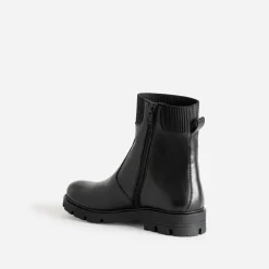 Boots BUGGY noir en cuir