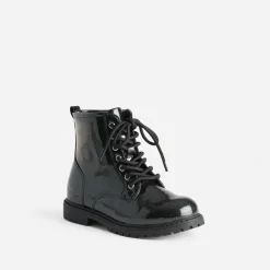 Boots BUGGY noir pailleté à lacet