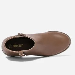 Boots camel avec boucle côté