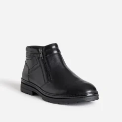 Boots FRANCE ARNO noir cuir