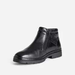 Boots FRANCE ARNO noir cuir