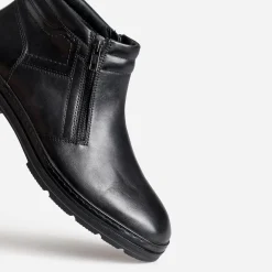 Boots FRANCE ARNO noir cuir