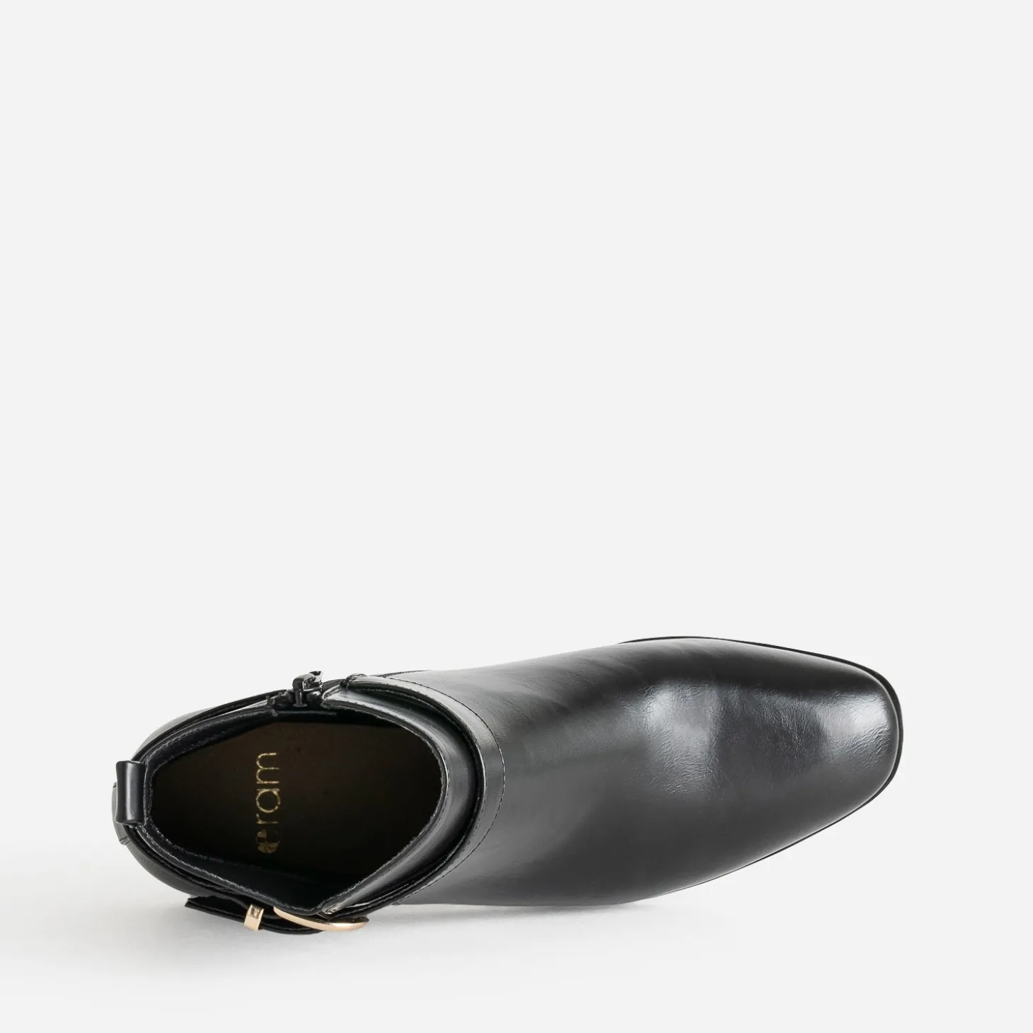 Boots noir avec bride cheville