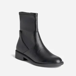 Boots noir zippé