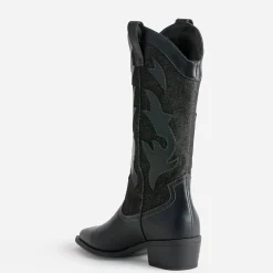 Botte TEXTO denim gris esprit santiag