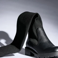 Botte-chaussette TEXTO noire