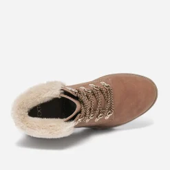 Bottine à talon TEXTO camel esprit montagne