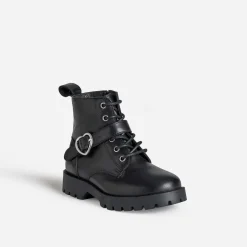 Bottine BUGGY noire boucle-coeur