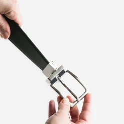 Ceinture homme réversible noire et cognac