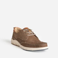 Chaussure-bateau FRANCE ARNO taupe cuir