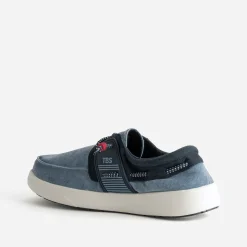 Chaussure-bateau TBS bleue toile