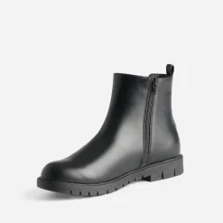Chelsea boots BUGGY noir à semelle crantée