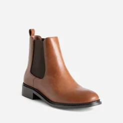 Chelsea boots marron clair