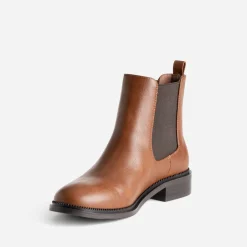 Chelsea boots marron clair