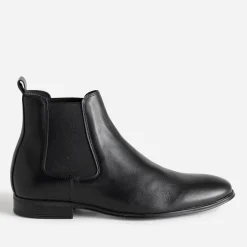 Chelsea boots noir en cuir