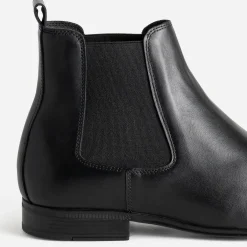 Chelsea boots noir en cuir