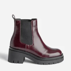 Chelsea boots TEXTO bordeaux glacé
