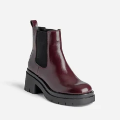 Chelsea boots TEXTO bordeaux glacé