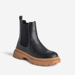 Chelsea boots TEXTO noir éco-conçu