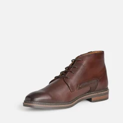 Chukka boots REDSKINS marron en cuir