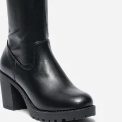 Cuissarde TEXTO noire à semelle crantée