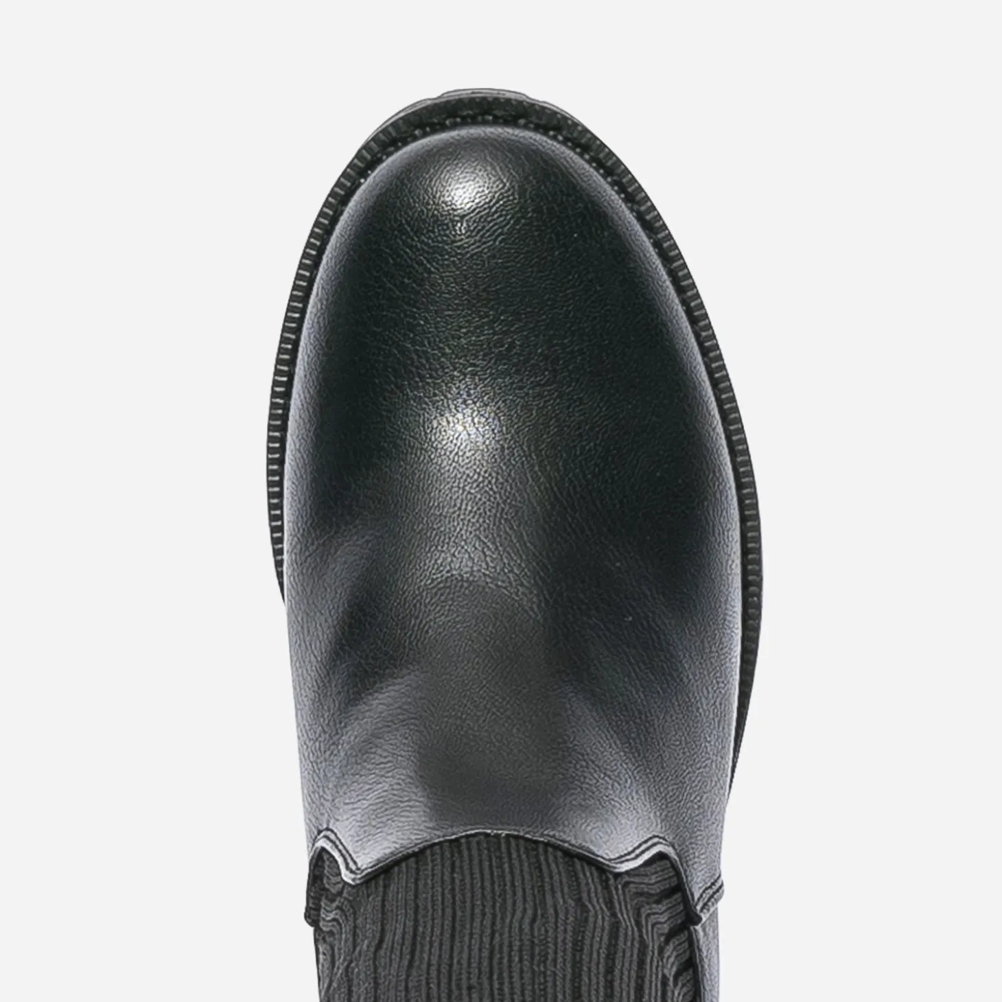 Cuissarde-chaussette TEXTO noire