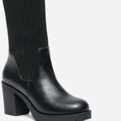 Cuissarde-chaussette TEXTO noire