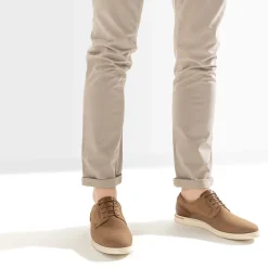 Derby confort camel cuir éco-conçu