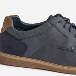 Derby confort marine et camel