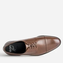 Derby ERAM FLEX marron en cuir