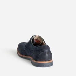 Derby FLUCHOS marine cuir velours