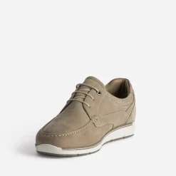 Derby FRANCE ARNO beige cuir nubuck