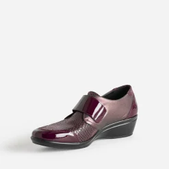 Derby FRANCE ARNO bordeaux en cuir