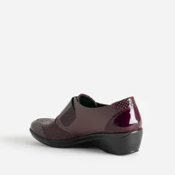 Derby FRANCE ARNO bordeaux en cuir