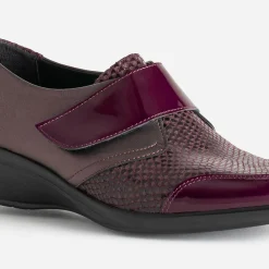 Derby FRANCE ARNO bordeaux en cuir