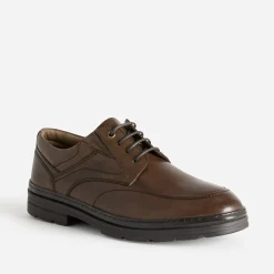 Derby FRANCE ARNO marron en cuir